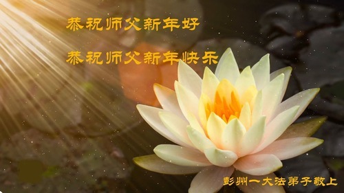 Image for article Практикующие Фалунь Дафа из города Чэнду желают уважаемому Учителю счастливого китайского Нового года (21 поздравление)