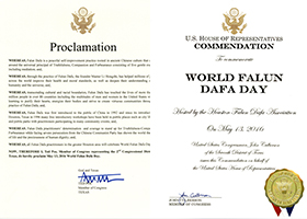 Image for article Члены Конгресса США от штата Техас направили поздравления по случаю Всемирного Дня Фалунь Дафа