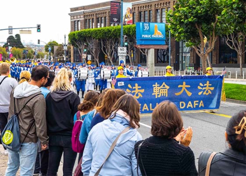 Image for article Калифорния, США. Фалунь Дафа тепло принимают в Сан-Франциско на Дне ветеранов