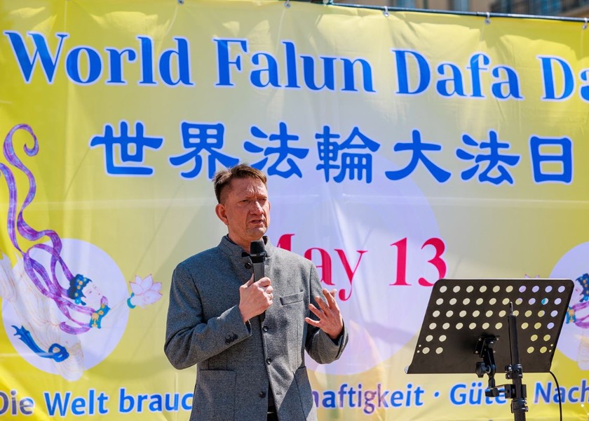 Image for article Берлин, Германия. Член парламента продолжает добиваться освобождения арестованного последователя Фалуньгун в Китае