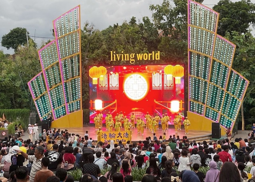 Image for article Индонезия. Распространение Фалунь Дафа во время празднований на Бали, посвящённых китайскому Новому году