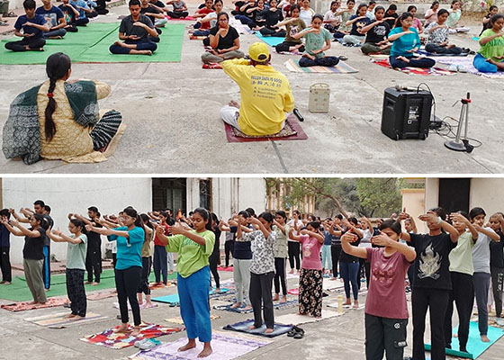 Image for article Нагпур, Индия. Студенты получают пользу, обучаясь Фалунь Дафа