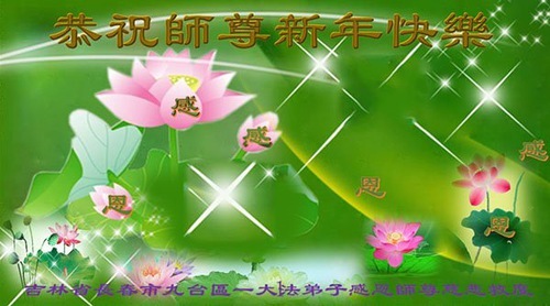 Image for article Практикующие Фалунь Дафа из Чанчуня желают уважаемому Учителю счастливого Нового года (21 поздравление)