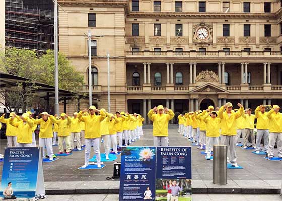 Image for article Сидней, Австралия. Практикующие Фалуньгун провели митинг с целью осудить репрессии в Китае