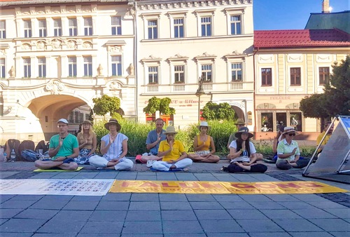 Image for article Словакия. Практикующие Фалунь Дафа провели мероприятия во многих городах, чтобы рассказать людям о продолжающемся в Китае преследовании
