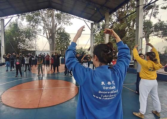 Image for article Бразилия. Учащимся школы в Сан-Паулу нравится практика Фалуньгун