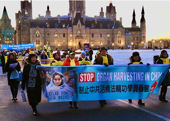Image for article Оттава, Канада. Митинг протеста против преступлений, связанных с насильственным извлечением органов в Китае