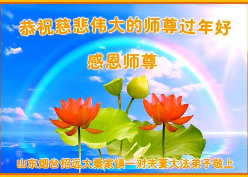 Image for article Пожилые практикующие Фалунь Дафа из Китая желают Учителю Ли Хунчжи счастливого китайского Нового года