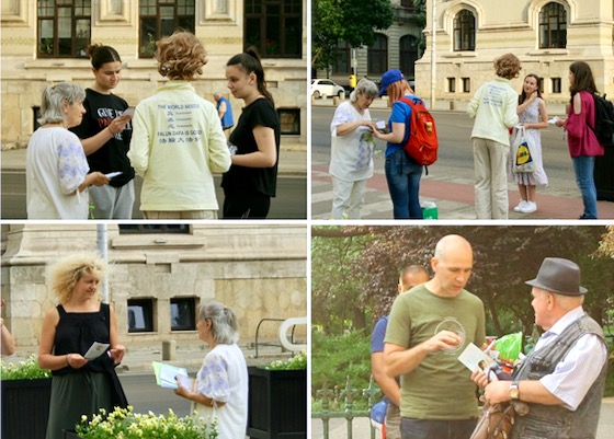 Image for article Бухарест, Румыния. Молодые люди выразили надежду, что Истина, Доброта, Терпение станут для общества нравственными ориентирами