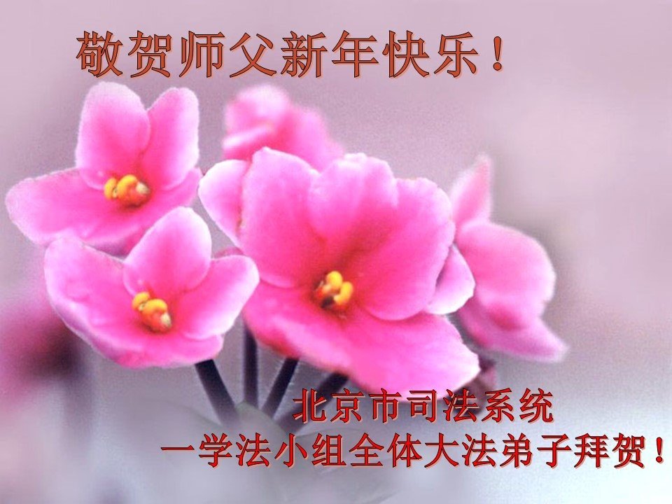 Image for article Практикующие Фалунь Дафа и их сторонники, работающие в судебной системе Китая, поздравляют уважаемого Учителя Ли Хунчжи с наступающим Новым годом