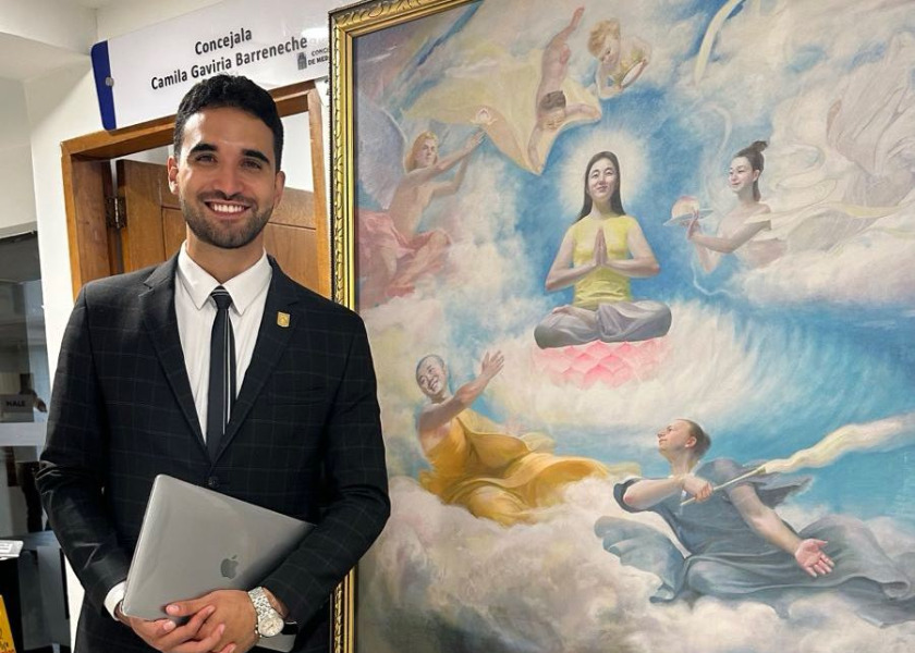 Image for article Медельин, Колумбия. Депутаты парламента высоко оценили выставку «Искусство Чжэнь, Шань, Жэнь»