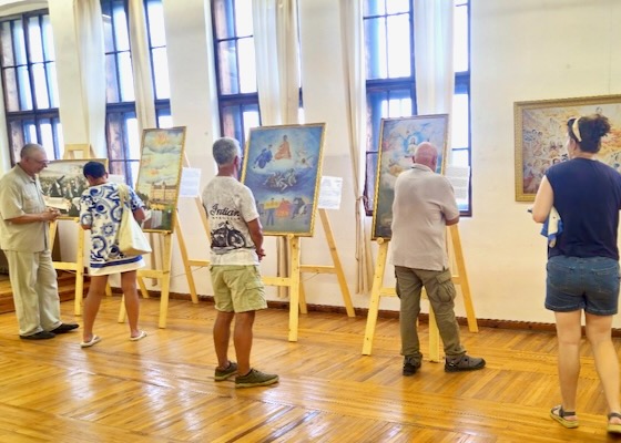 Image for article Болгария. Международная художественная выставка «Искусство Чжэнь Шань Жэнь» с успехом прошла в галерее древнего города Созополь