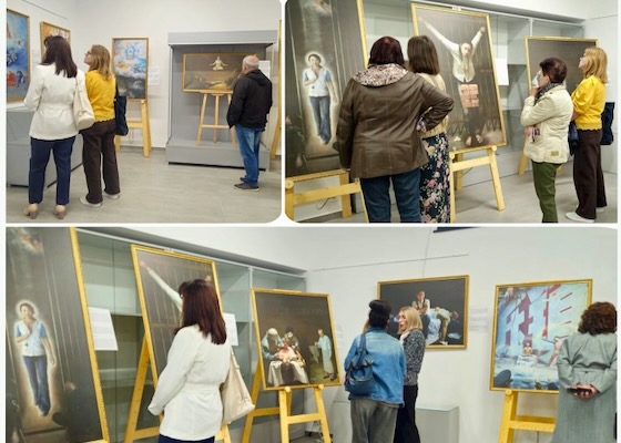 Image for article Болгария. Выставка «Искусство Чжэнь Шань Жэнь» произвела глубокое впечатление на художников и журналистов в Свиленграде