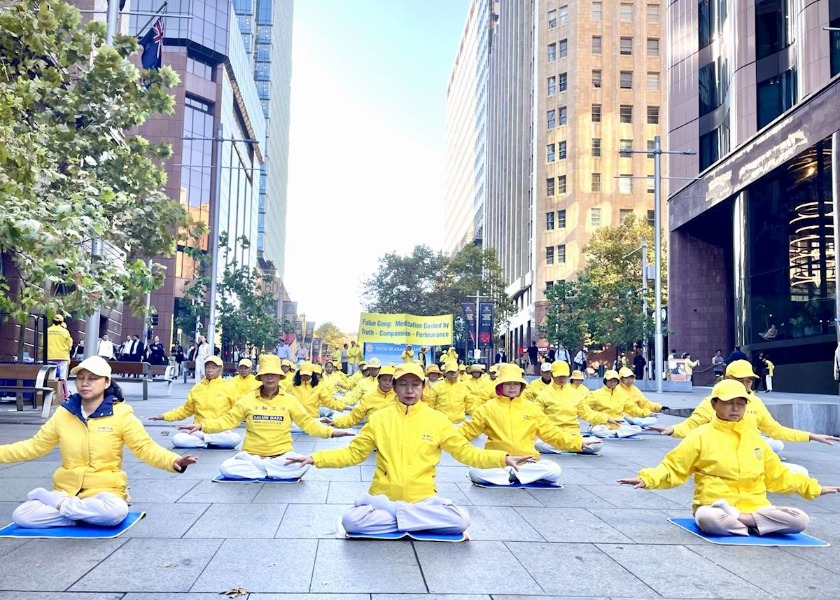 Image for article Сидней, Австралия. Участники митинга, посвящённого мирному обращению «25 апреля», осудили транснациональные репрессии КПК