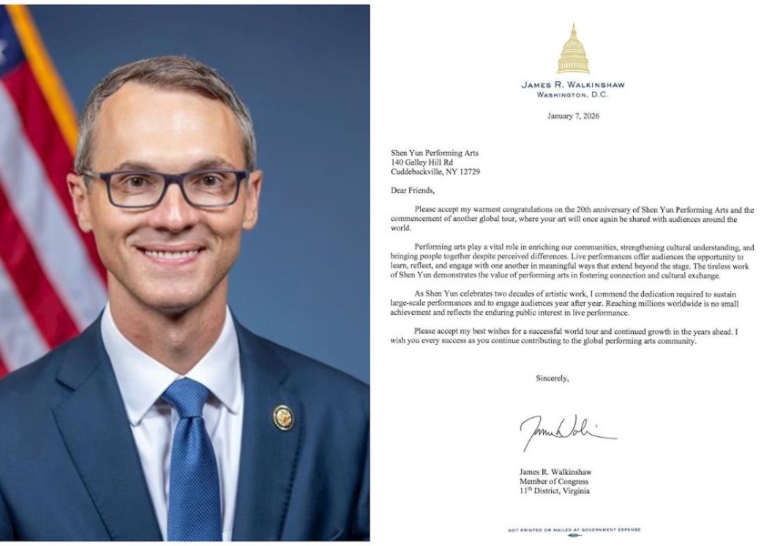Image for article США, штат Вирджиния. Конгрессмен, законодатели штата и мэры выразили признательность труппе Shen Yun перед выступлениями в Норфолке